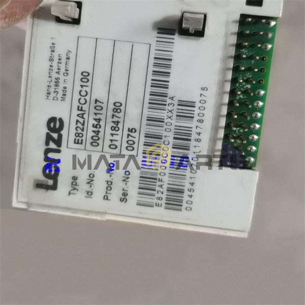 USED ONE Lenze E82ZAFCC100 8200 Series Inverter I/O Module