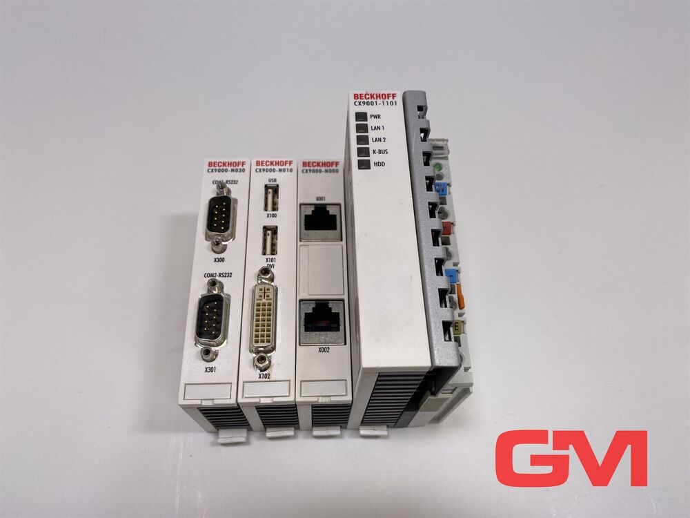 Beckhoff Control Unit CX9001-1101 Module Set CX9000-N000 CX9000-N010 CX9000-N030