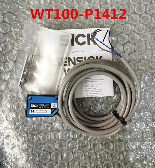 1PC New SICK WT100-P1412 Photoelectric Switch Free Shipping WT100P1412 DHL / UPS / FedEx