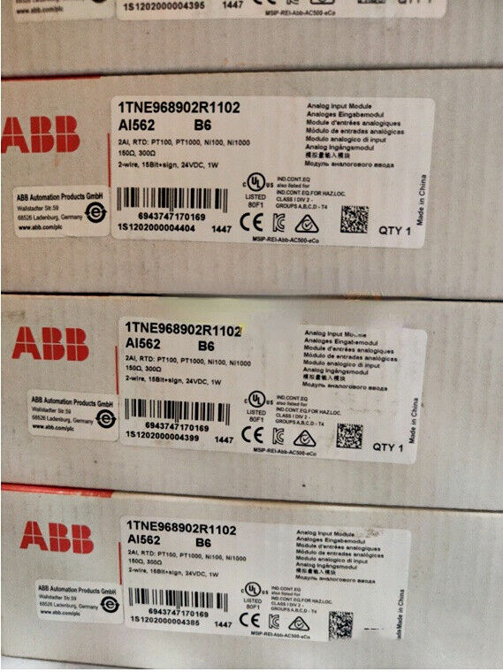 ABB PLC 1TNE968902R1102 WITH ONE YEAR WARRANTY FAST SHIPPING 1PCS NIB