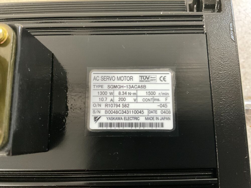 1PC New Yaskawa SGMGH-13ACA6B Servo Motor Expedited Shipping SGMGH13ACA6B