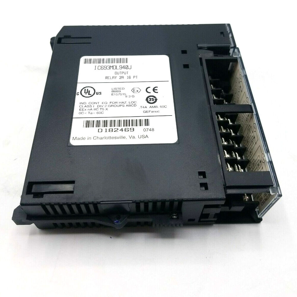 New In Box GE Fanuc IC693MDL940J Output Relay ModuleDHL / UPS / FedEx