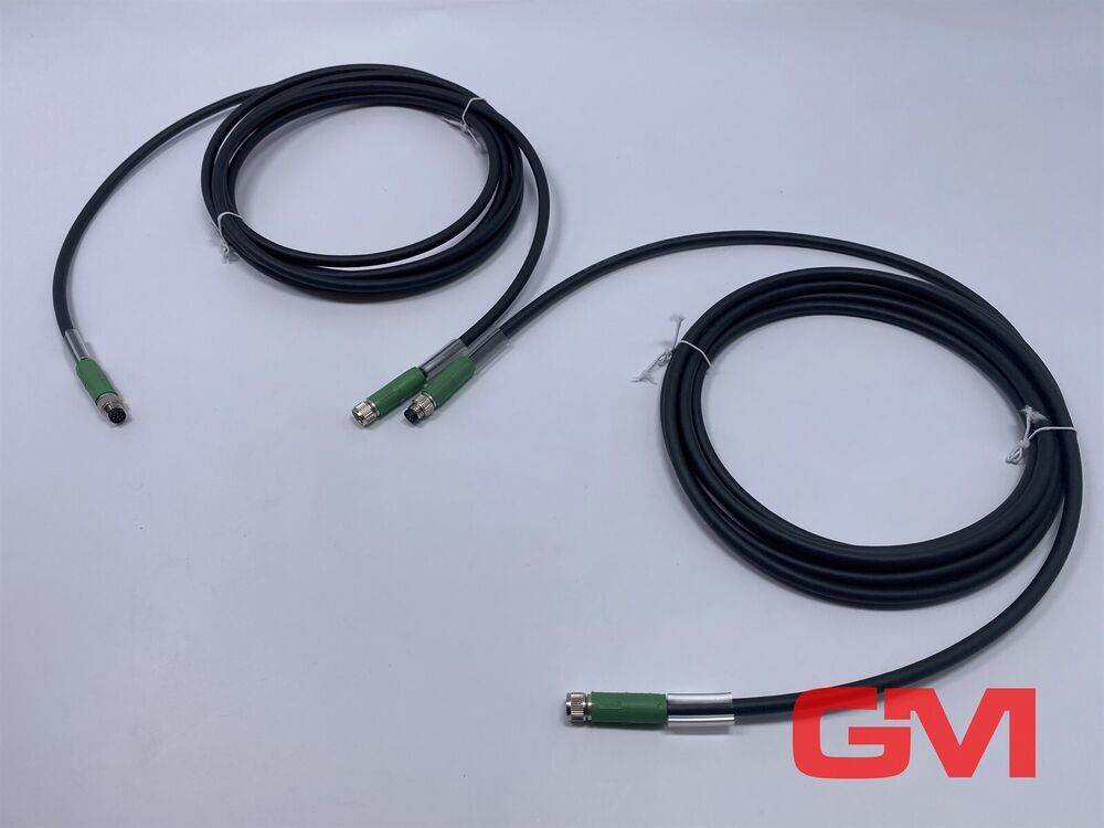 Ve 2x Phoenix Connection Cable SAC-8P-M 8MS/3,0 -pur / M 8FS Sh Cable 1404136