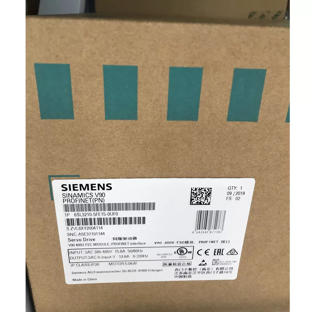 1PC Siemens 6SL3210-5FE15-0UF0 6SL3 210-5FE15-0UF0 New Expedited Shipping DHL / UPS / FedEx