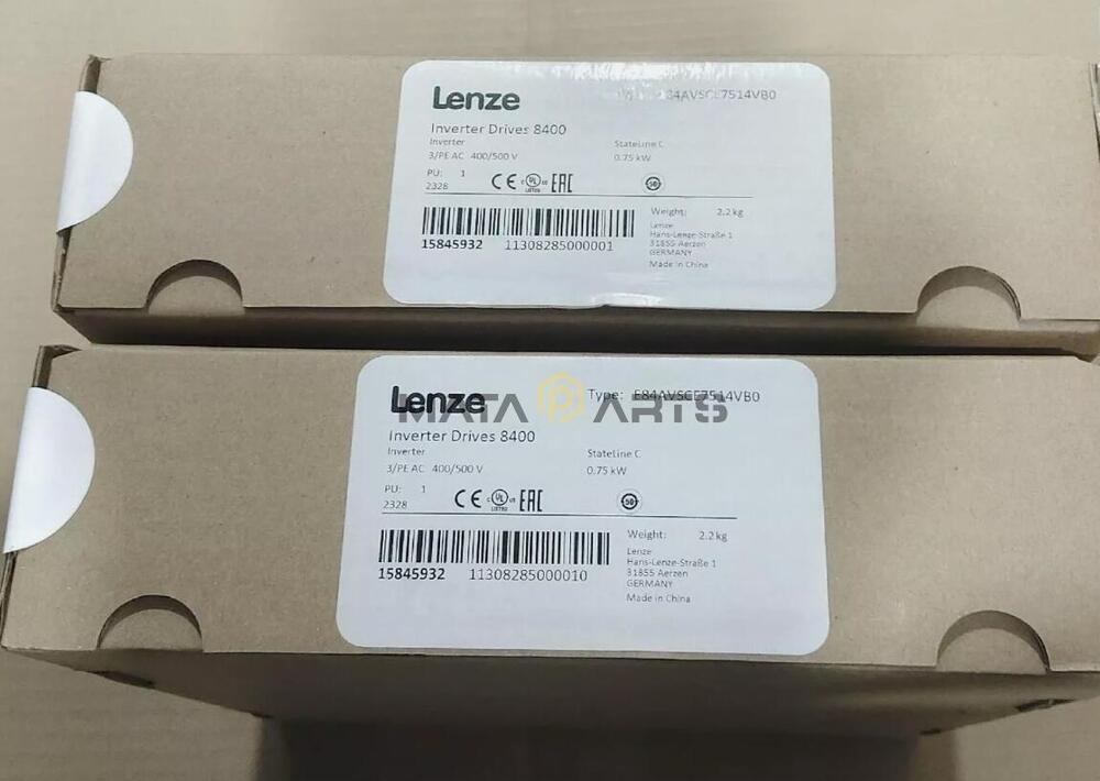 One New Lenze inverter E84AVSCE7514SB0