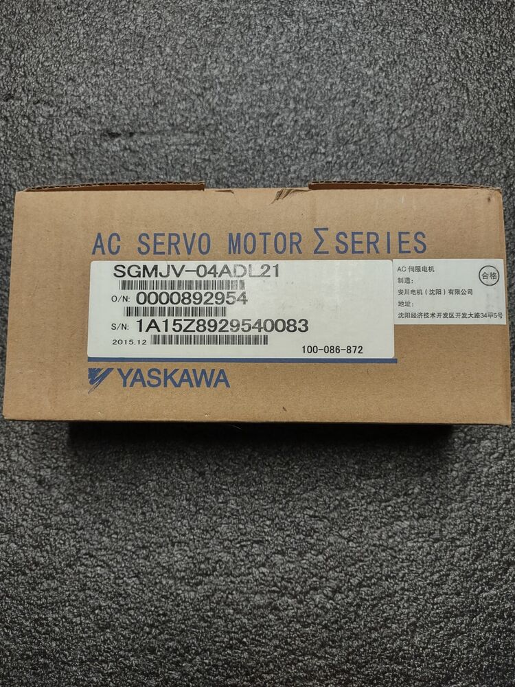 1PC New Yaskawa SGMJV-04ADL21 Servo Motor Expedited Shipping SGMJV04ADL21