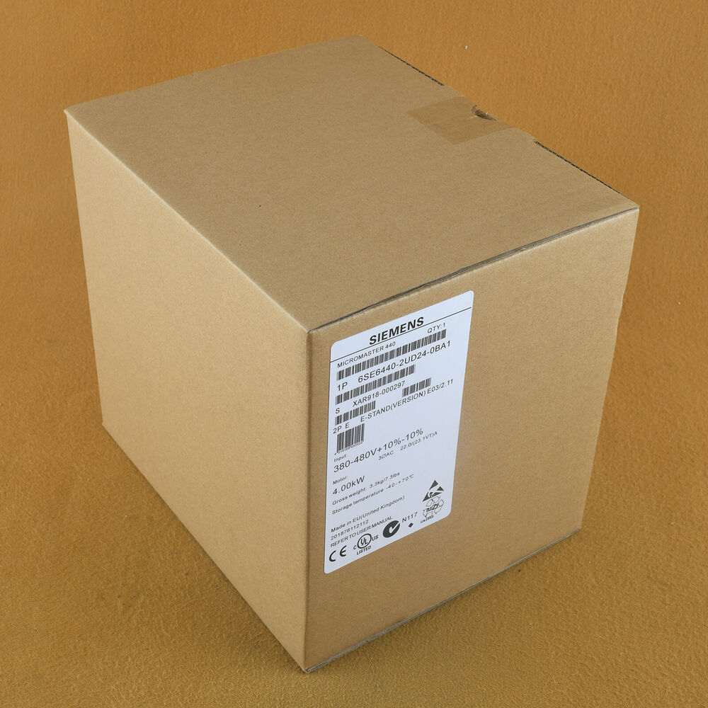 New Siemens 6SE6440-2UD24-0BA1 6SE64402UD240BA1 MICROMASTER440 without filter