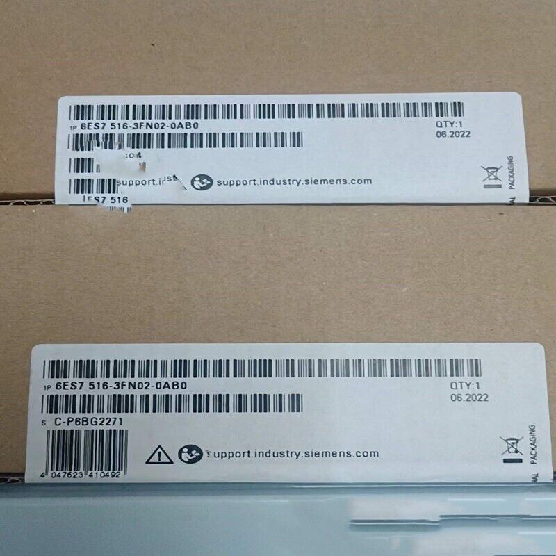 Siemens New CPU Module 6ES7516-3FN02-0AB0 6ES7 516-3FN02-0AB0 in stock Fedex / DHL