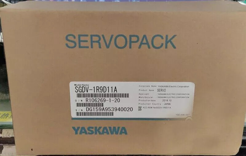 1PC New Yaskawa SGDV-1R9D11A Servo Driver Expedited Shipping