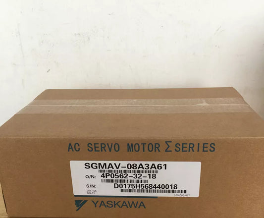 1PC New Yaskawa SGMAV-08A3A61 Servo Motor Expedited Shipping SGMAV08A3A61