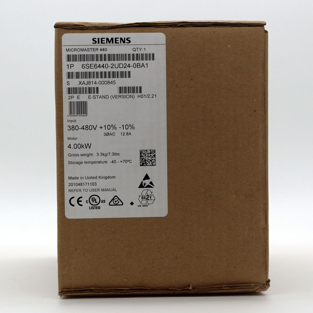 New Siemens MICROMASTER440 without filter 6SE6440-2UD24-0BA1 6SE6 440-2UD24-0BA1