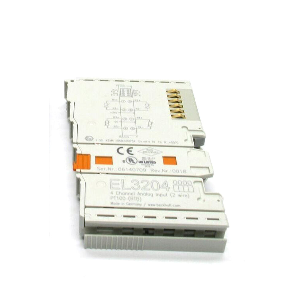 New In Box BECKHOFF EL3204 Analog Input Terminal Module DHL / UPS / FedEx