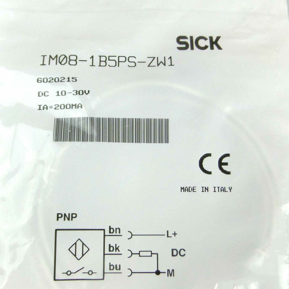 1PC New Sick IM08-1B5PS-ZW1 Proximity Switch IM081B5PSZW1 DHL / UPS / FedEx