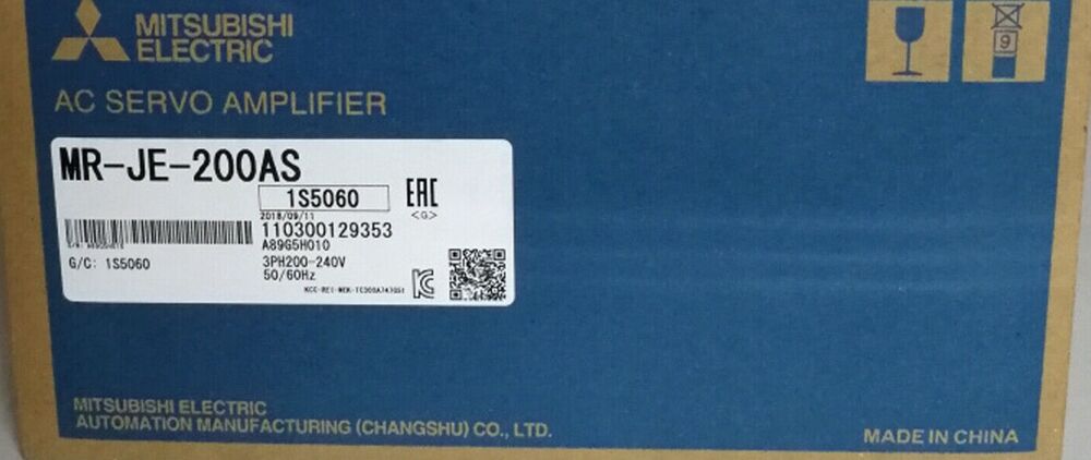 New in Box Mitsubishi MR-JE-200AS UPS / DHL / Fedex