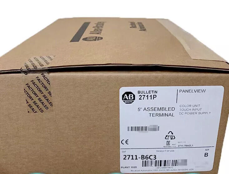 New with Unopened box 2711-B6C3 AB PanelView Standard Terminal Free Shipping DHL / UPS / FedEx