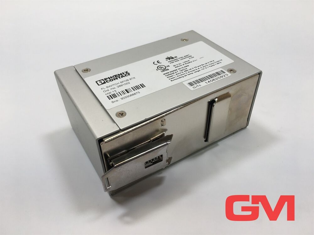 Phoenix Contact Industrial Ethernet Switch 2891002 Fl SWITCH SFNB 8TX Hw: 13 24V