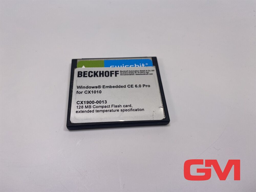 Beckhoff Compact Flash Card CX1900-0013Compact-Flash Card 128 MB for CX1010