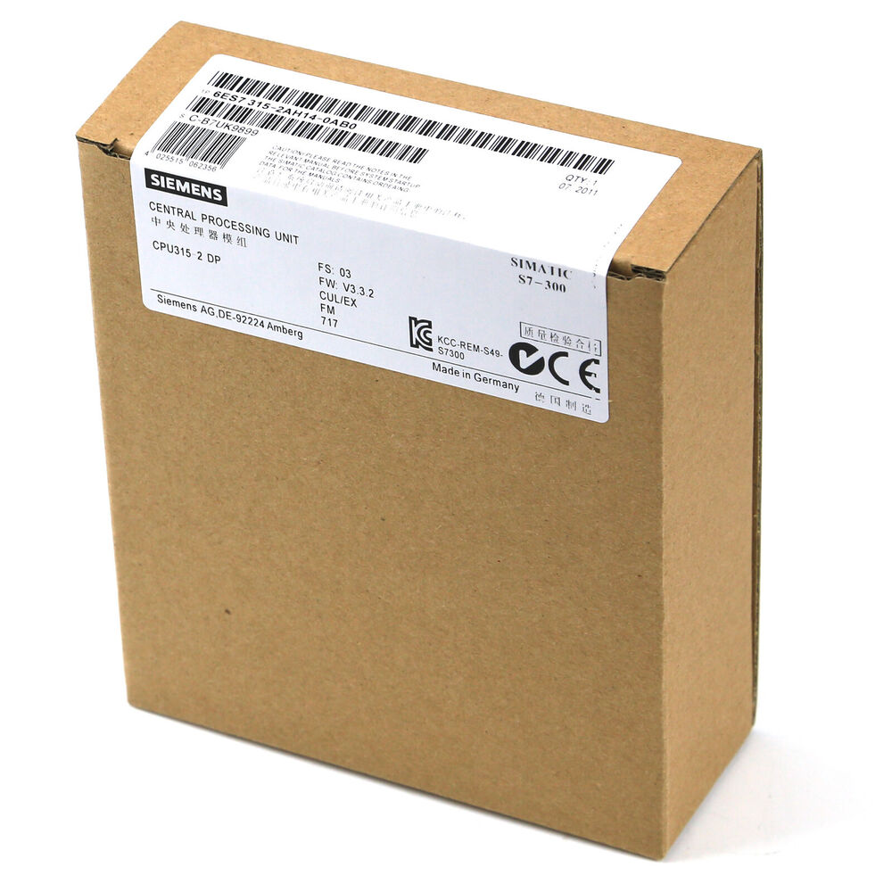 1 PCS Siemens 6ES7 315-2AH14-0AB0 6ES7315-2AH14-0AB0 New In Box Free Shipping US