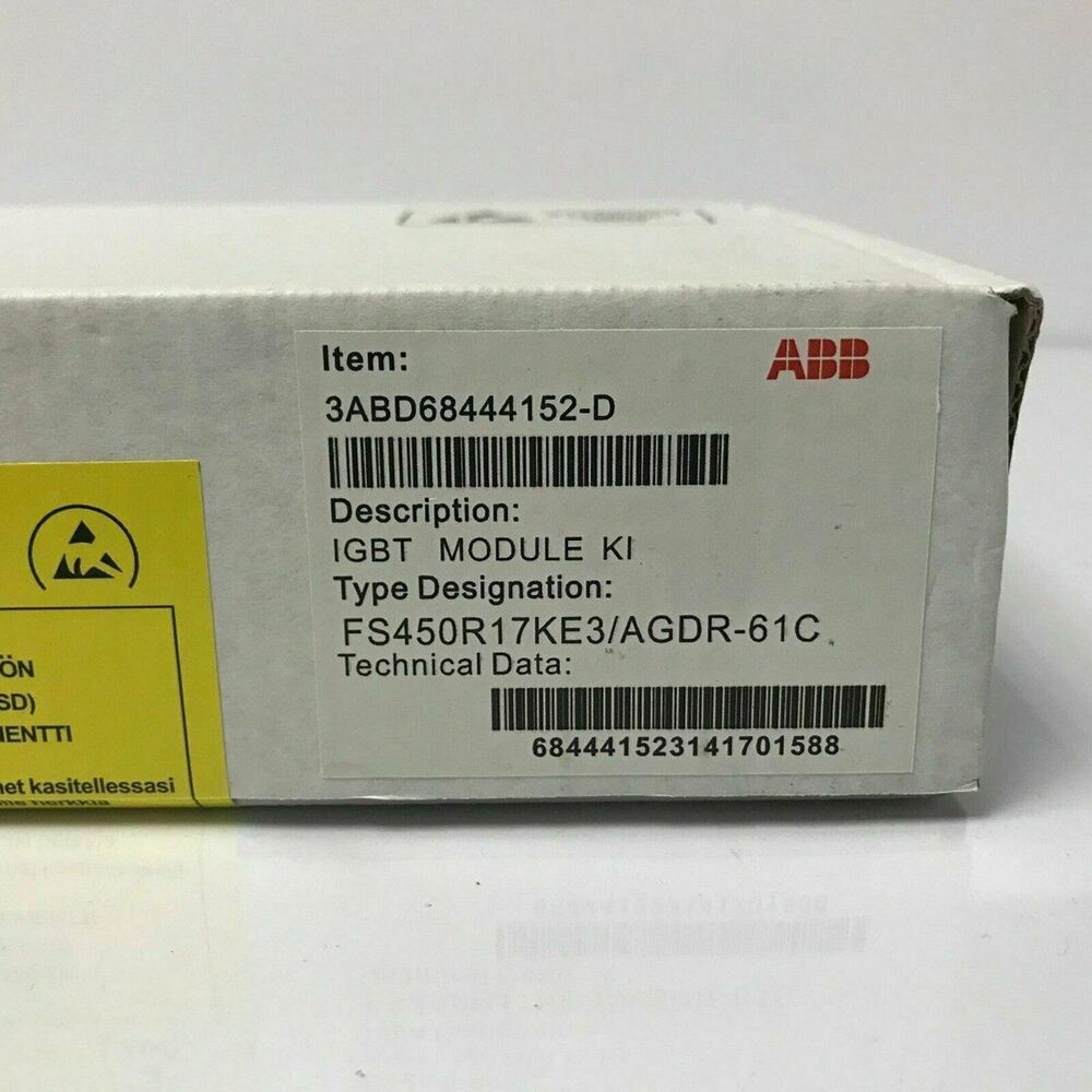 ABB PLC FS450R12KE3/AGDR-61C WITH ONE YEAR WARRANTY FAST SHIPPING 1PCS NIB