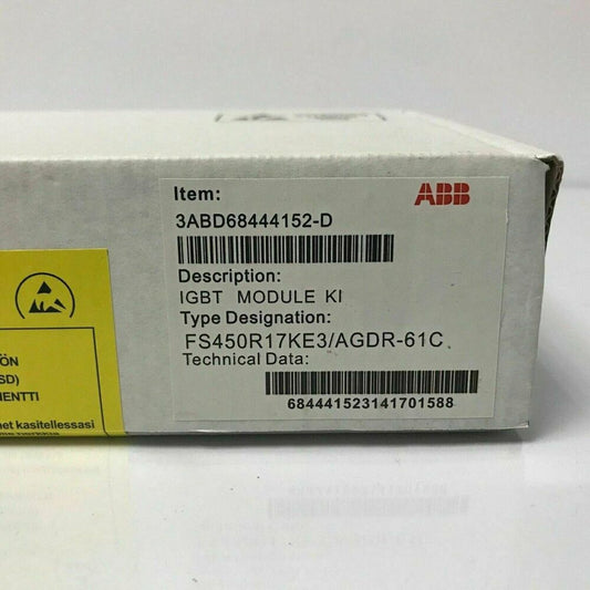 ABB PLC FS450R12KE3/AGDR-61C WITH ONE YEAR WARRANTY FAST SHIPPING 1PCS NIB