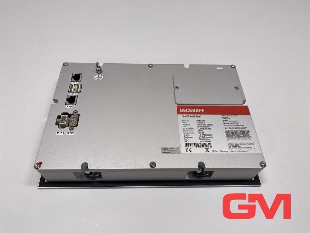 Beckhoff Installation Panel PC CP6709-0001-0020 Operator Panel Economy CP67xx