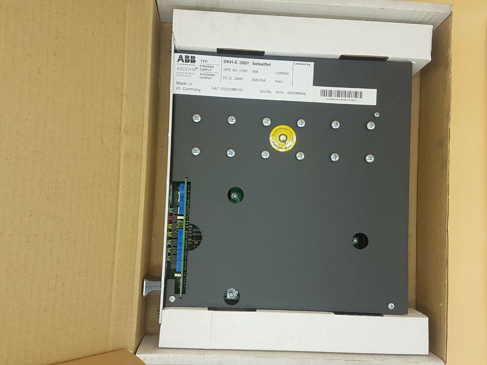 ABB AXODYN DKH-E 2601 SERVO DRIVE DKH-E2601