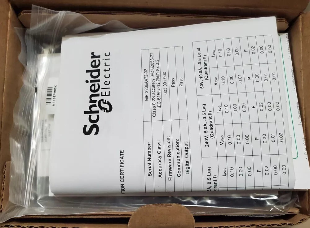 METSEPM8244 Power Quality Meter PowerLogic PM8000 Transducer & Remote Display UPS / DHL / Fedex