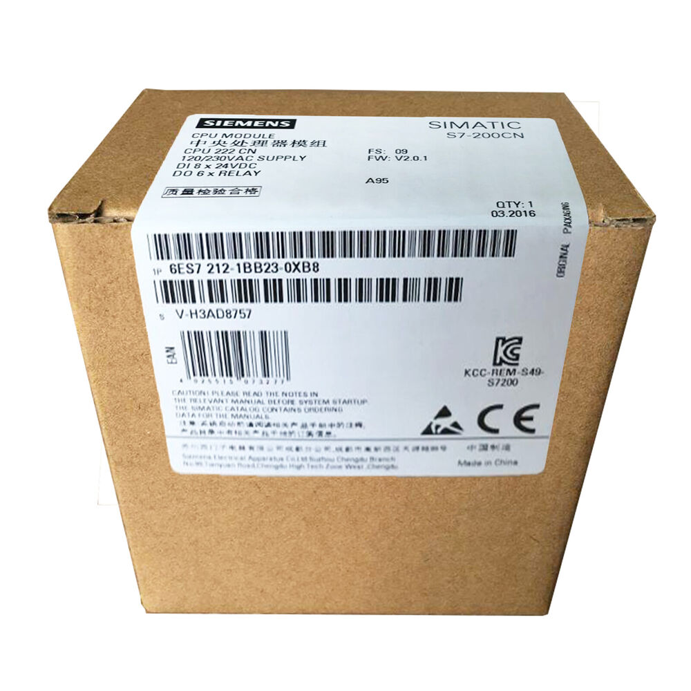 SIEMENS NEW 6ES7 212-1BB23-0XB8 PLC S7-200CN MODULE PROCESSOR CONTROLLER CPU 222 DHL / UPS / FedEx
