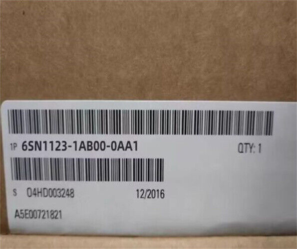 Siemens 6SN1 123-1AB00-0AA1 6SN1123-1AB00-0AA1 New In Box VIA DHL 1PCS
