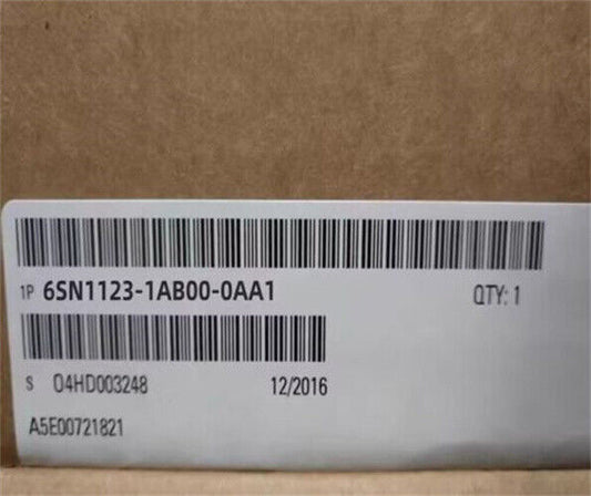 Siemens 6SN1 123-1AB00-0AA1 6SN1123-1AB00-0AA1 New In Box VIA DHL 1PCS
