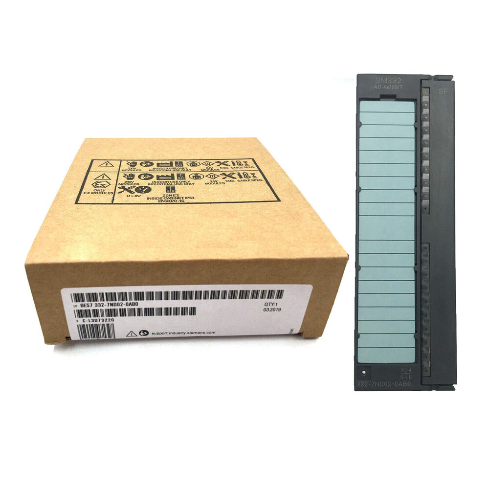 New In Box SIEMENS 6ES7 332-7ND02-0AB0 6ES7332-7ND02-0AB0 Analog Output Module DHL / UPS / FedEx