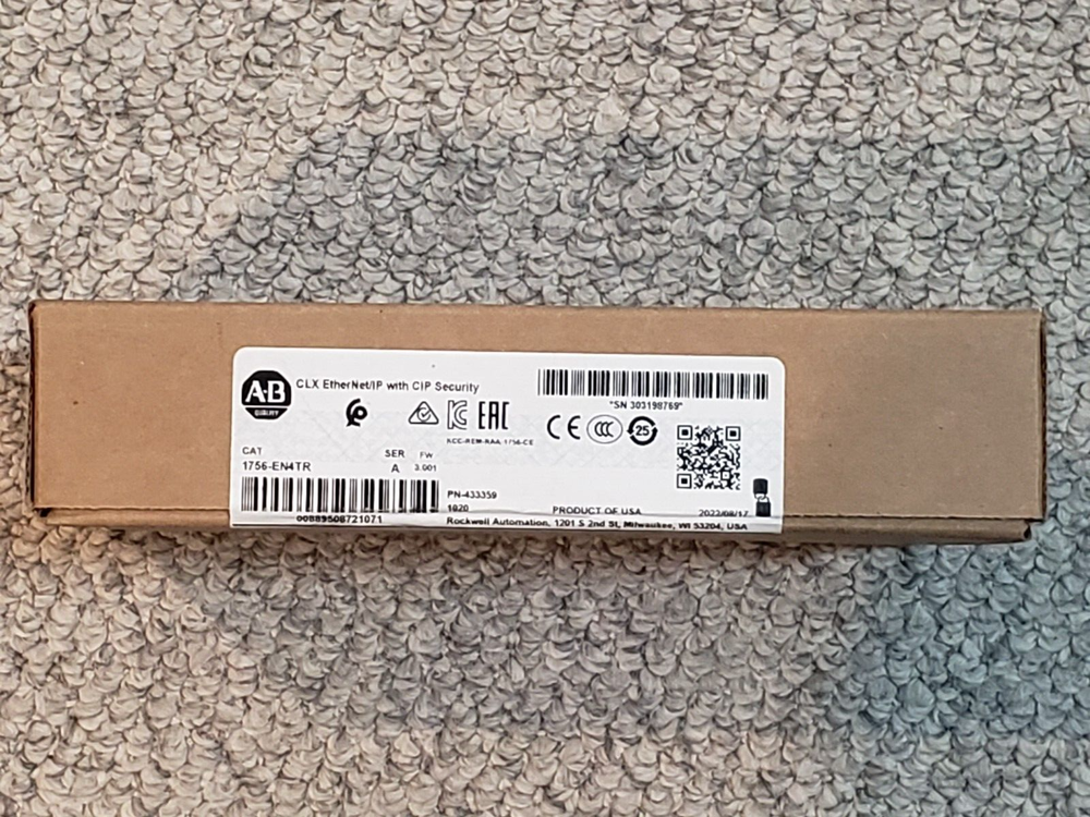 Allen Bradley 1756-EN4TR ControlLogix Ethernet Module New Sealed AB 1756-EN4TR DHL / UPS / FedEx