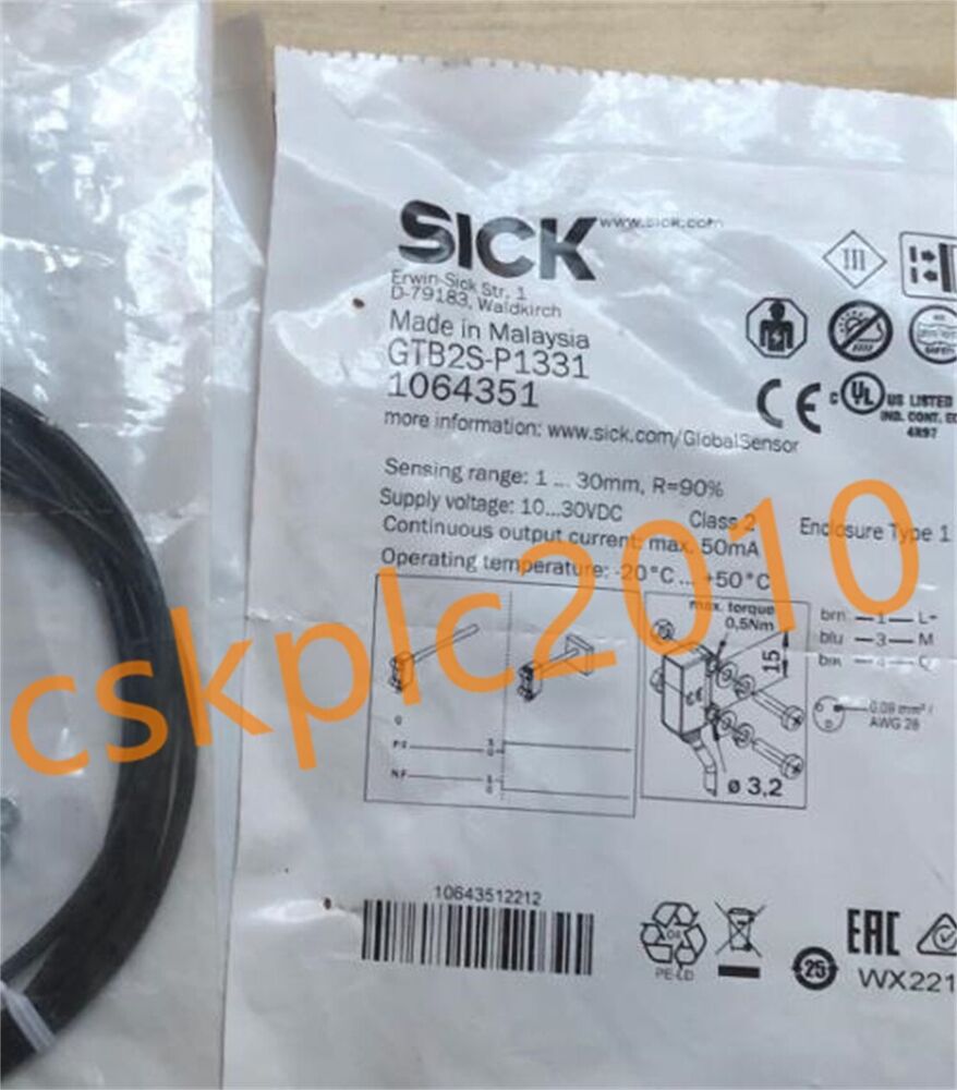 1 PCS NEW IN BOX SICK Photoelectric switch GTB2S-P1331 1064351