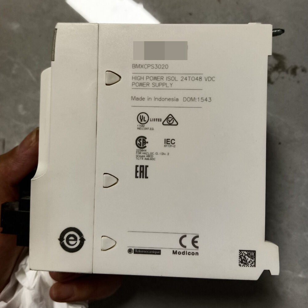 1PC New Schneider BMXCPS3020 PLC Standard Isolated DC Power Supply DHL / UPS / FedEX