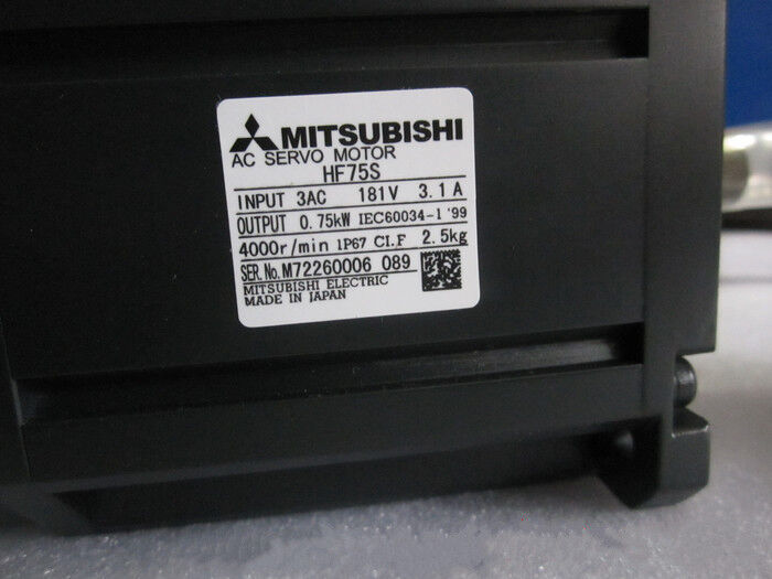 NEW IN BOX MITSUBISHI AC SERVO MOTOR HF75T-A48 HF75TA48 FREE EXPEDITED SHIPPING DHL / UPS / FedEx