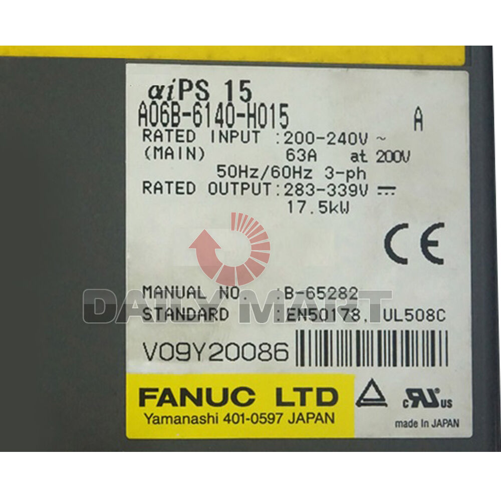 Used Fanuc A06B-6140-H015