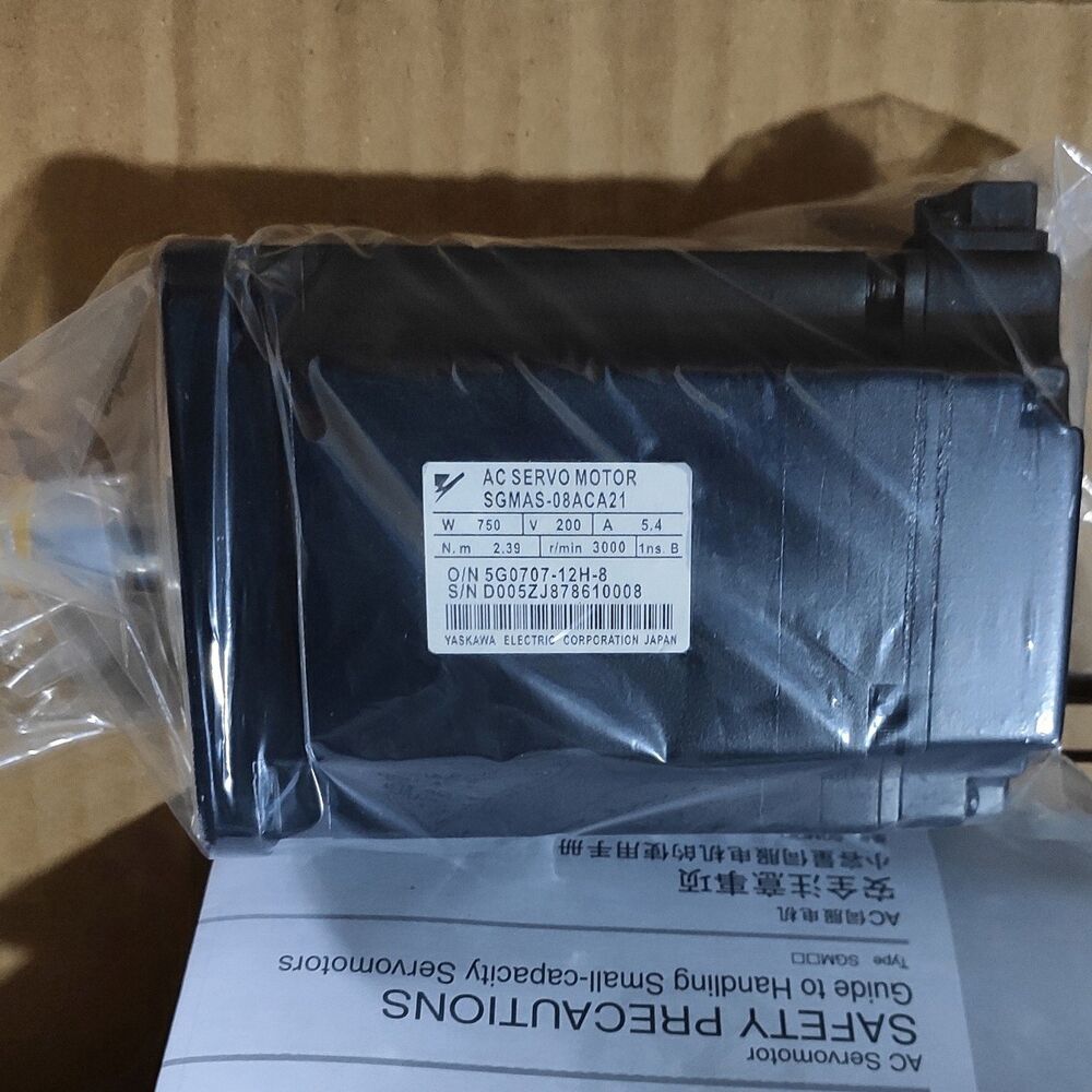 1PC New Yaskawa SGMAS-08ACA21 Servo Motor Expedited Shipping SGMAS08ACA21