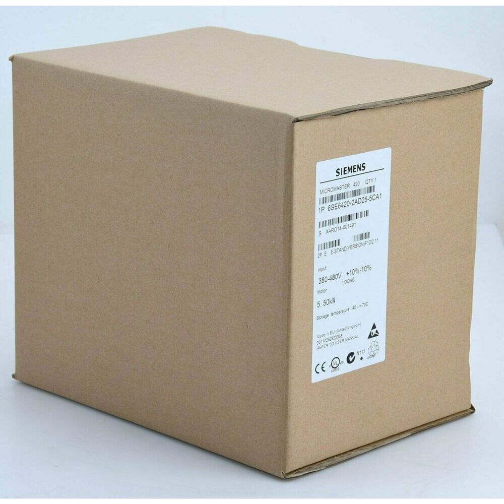 New Siemens 6SE6 420-2AD25-5CA1 MICROMASTER 420 with Filter 6SE6420-2AD25-5CA1