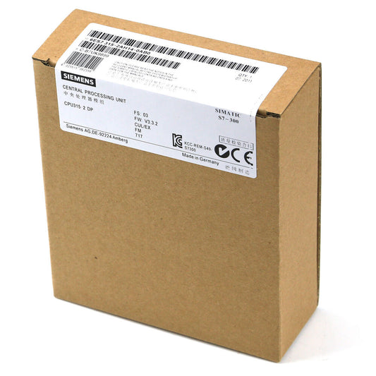 Siemens 6ES7 315-2AH14-0AB0 6ES7315-2AH14-0AB0 New In Box Free Shipping