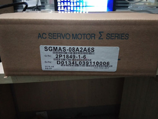 1PC New Yaskawa SGMAS-08A2A6S Servo Motor Expedited Shipping SGMAS08A2A6S