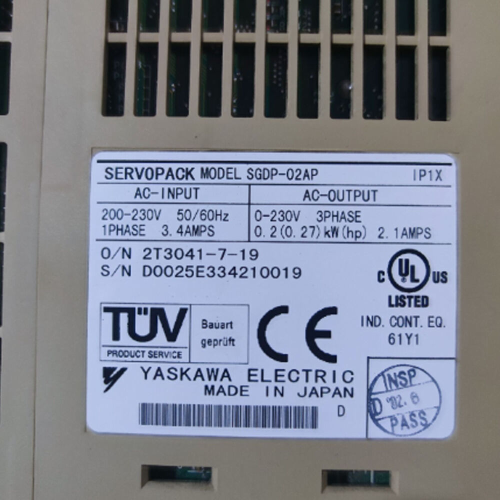 1PC New Yaskawa SGDP-02AP Servo Driver Expedited Shipping
