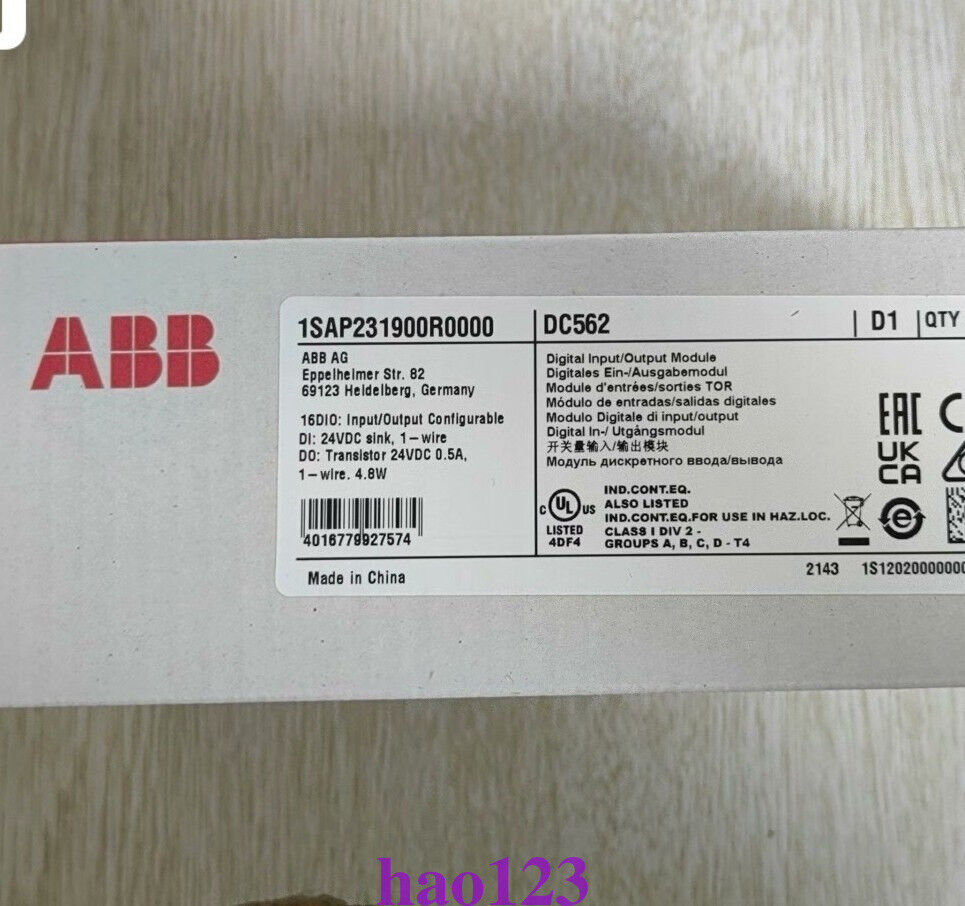 ABB DC562 1SAP231900R0000 Digital input/output module Brand New DHL/FedEx