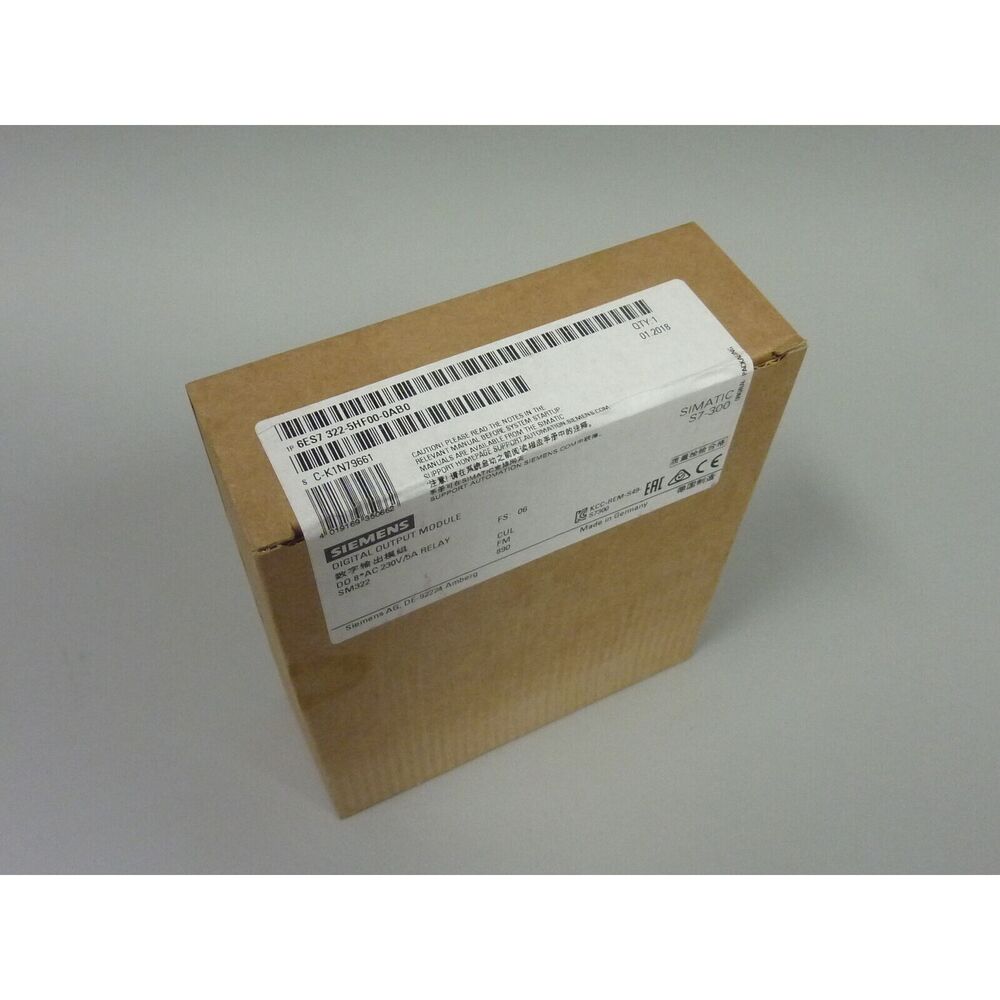 New Siemens 6ES7322-5HF00-0AB0 S7-300 Digital output SM 322 6ES7 322-5HF00-0AB0