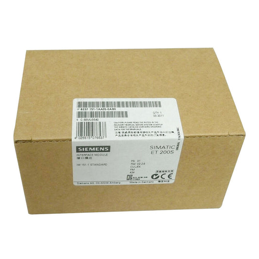 New Siemens 6ES7 151-1AA05-0AB0 PLC IM151-1 Profibus DP Interface Module DHL / UPS / FedEx