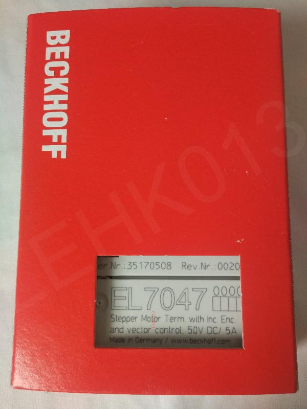 Beckhoff EL7047 0000 Digital Input Module New In Box DHL / UPS / FedEx