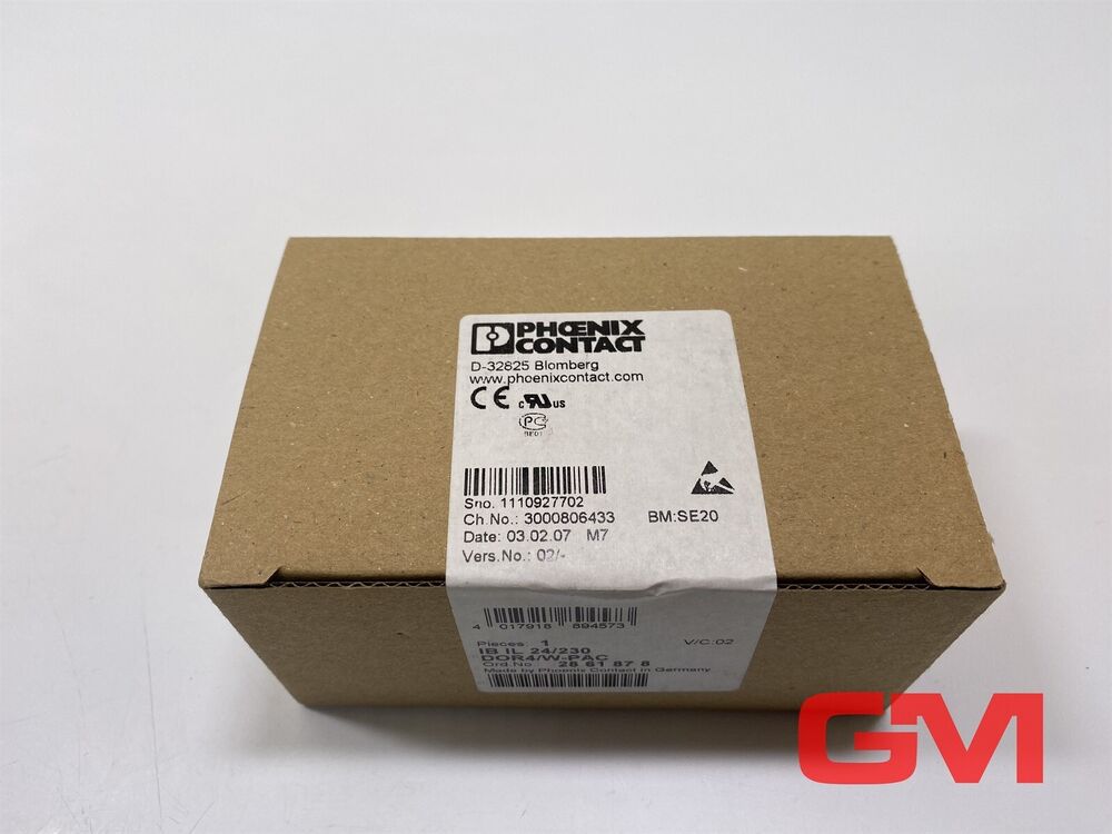 Phoenix Contact Relay Module Ib Il 24/230 Dor4 / W-pac 2861878