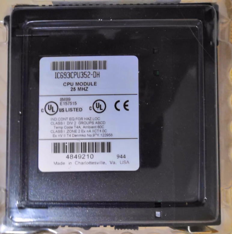 1PC NEW ORIGINAL GE FANUC PLC MODULE IC693CPU352 FREE EXPEDITED SHIPPING UPS / DHL / Fedex