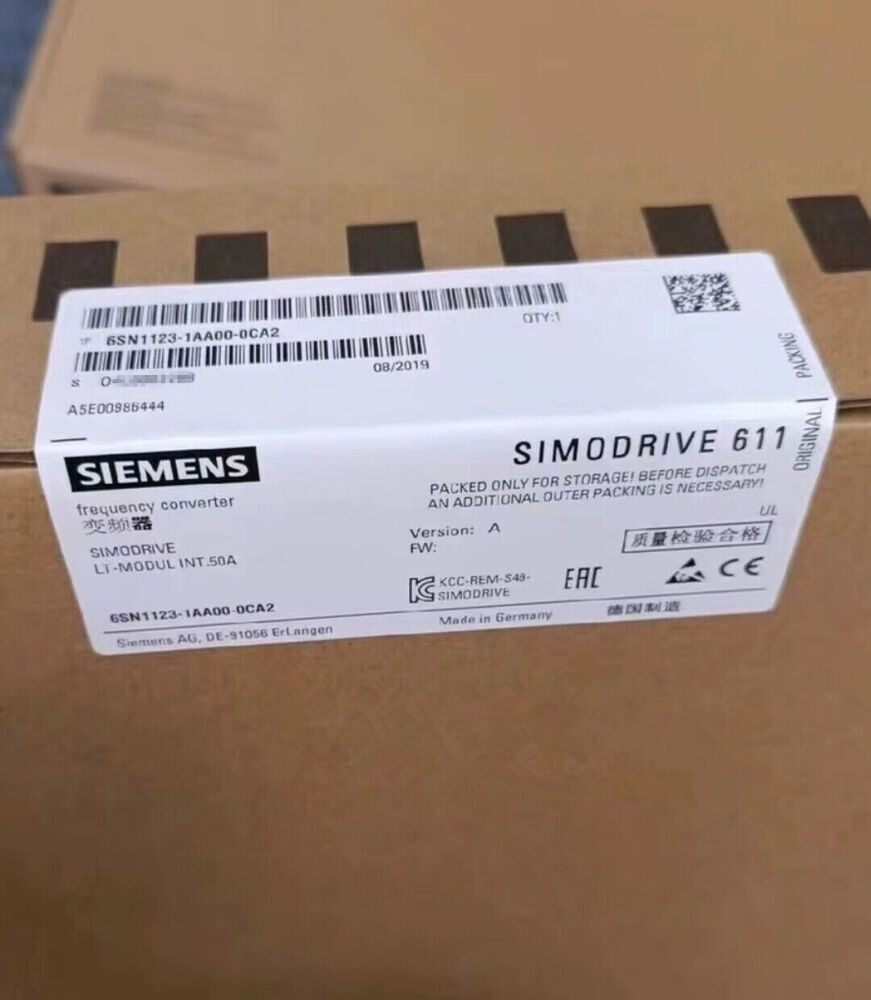 6SN1123-1AA00-0CA2 NEW SIEMENS SIMODRIVE 611 Power Module 6SN1 123-1AA00-0CA2