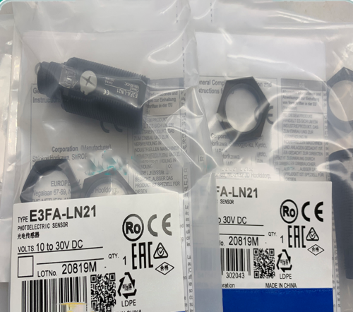 New Omron E3FA-LN21 Photoelectric Sensor Switch E3FALN21 Free Shipping 1PC DHL / UPS / FedEx