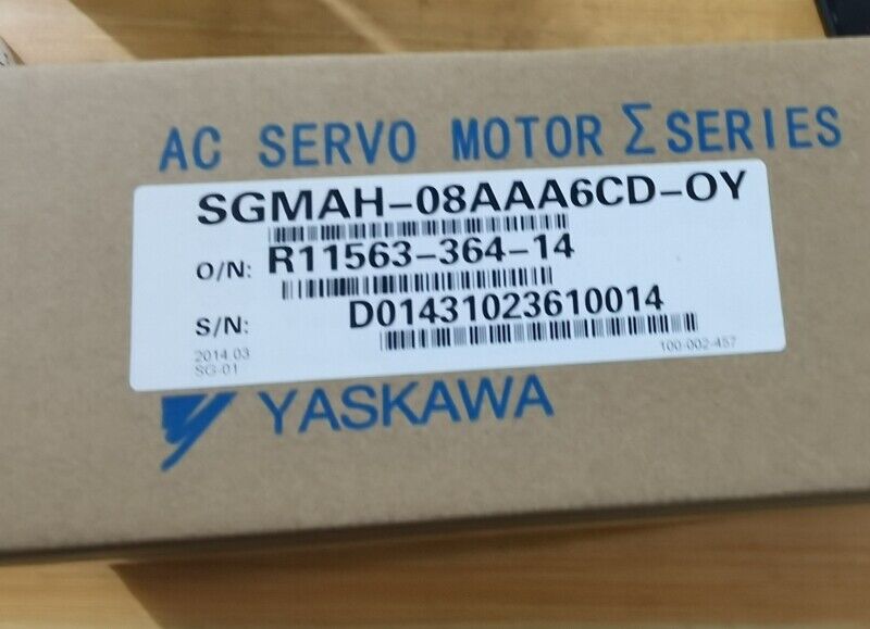 1PC New Yaskawa SGMAH-08AAA6CD-OY Servo Motor Expedited Shipping